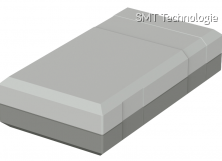 Stolní pouzdro polystyrenové Bopla EG 1230, (d x š x v) 125 x 67 x 30 mm, šedá
